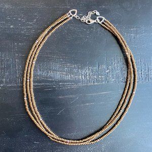 Silpada Bronze Bead Necklace